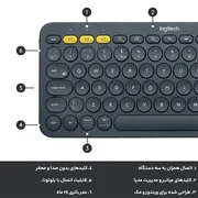کیبورد بی سیم لاجیتک مدل K380 - تصویر 7