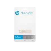فلش مموری اچ‌پی مدل x206c ظرفیت 64 گیگابایت با طراحی چرخشی، بدنه فلزی، دو رابط USB Type-C و USB Type-A، سرعت انتقال تا 100 مگابایت بر ثانیه و سازگار با ویندوز و مک - تصویر 5