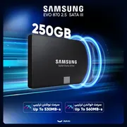 اس اس دی اینترنال SATA III سامسونگ مدل EVO 870 ظرفیت 250 گیگابایت - تصویر 2