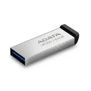 فلش مموری ای دیتا مدل UR350 ظرفیت 64 گیگابایت با رابط USB 3.2 Gen1، سرعت انتقال 100 مگابایت بر ثانیه، بدنه فلزی مقاوم، سازگار با ویندوز، مک، لینوکس و بدون نیاز به نصب درایور - تصویر 1