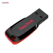 فلش مموری 64 گیگابایت سن دیسک مدل Cruzer Blade CZ50 با رابط USB 2.0، بدنه مات مقاوم در برابر اثر انگشت، قابلیت رمزگذاری نرم‌افزاری و شیار اتصال بند - تصویر 6