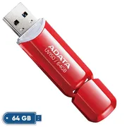 فلش مموری ای دیتا مدل UV150 ظرفیت 64 گیگابایت، رابط USB 3.2 Gen1، سرعت خواندن 90 مگابایت بر ثانیه، طراحی درپوش‌دار، سازگار با گوشی، تبلت، کامپیوتر و تلویزیون - تصویر 1