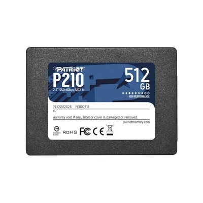 SSD پتریوت P210 ظرفیت 512 گیگابایت