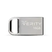 فلش مموری وریتی مدل V813 ظرفیت 16 گیگابایت، رابط USB 2.0 Type-A، بدنه فلزی، طراحی بندانگشتی، سازگار با موبایل، تبلت، کامپیوتر و تلویزیون، سرعت انتقال 20 مگابایت بر ثانیه - تصویر 1
