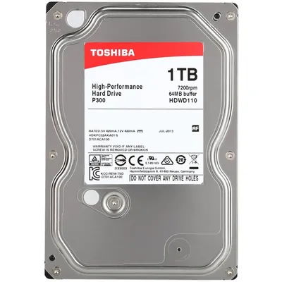 هارد توشیبا P300 HDWD110UZSVA ظرفیت 1 ترابایت