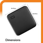  حافظه SSD اکسترنال وسترن دیجیتال مدل ELEMENTS SE ظرفیت 1 ترابایت  - تصویر 2