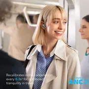 هدفون بلوتوثی انکر مدل Liberty 4 Pro دارای نویز کنسلینگ فعال (ANC)، درگاه شارژ USB Type-C، با قابلیت اتصال به چند دستگاه، پشتیبانی از فرمان لمسی، نمایشگر روی صفحه محفظه شارژ، نشانگر LED، مقاومت در برابر رطوبت و عرق - تصویر 8