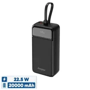 پاوربانک 22.5 وات انرجایزر مدل UE20084PQ ظرفیت 20000 میلی‌آمپرساعت به همراه سه کابل متصل USB-C و لایتنینگ - تصویر 3