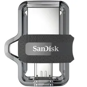 فلش مموری 32 گیگابایت سن دیسک مدل Ultra Dual Drive M3.0 با دو درگاه USB سه‌نقطه‌صفر و microUSB، سرعت خواندن تا 150 مگابایت بر ثانیه و اتصال مستقیم به دستگاه‌های دارای OTG - تصویر 4