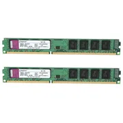 رم دسکتاپ DDR3 8 گیگابایت کینگستون مدل KVR1333D3N9/4G شامل 2 ماژول DIMM با ظرفیت 4 گیگابایت، معماری تک‌کاناله، فرکانس 1333 مگاهرتز، تایمینگ CL9 و ولتاژ 1.5 ولت - تصویر 1