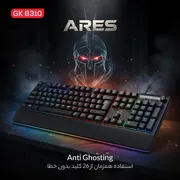 کیبورد گیمینگ شبه مکانیکال تسکو مدل GK 8310 Ares - تصویر 3