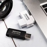 فلش مموری ای دیتا مدل UC310 ظرفیت 64 گیگابایت با رابط USB 3.2 Gen1، طراحی چرخشی، سازگار با ویندوز، مک، لینوکس، بدون نیاز به نصب درایور و مناسب استفاده در کامپیوتر، لپ‌تاپ، گوشی و تلویزیون - تصویر 6