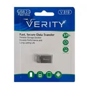 فلش مموری 32 گیگابایت وریتی مدل V-819 با رابط USB 2.0، بدنه فلزی مقاوم و ضد خش، سرعت انتقال 30 مگابایت بر ثانیه، سازگار با گوشی، تبلت، کامپیوتر و تلویزیون - تصویر 5