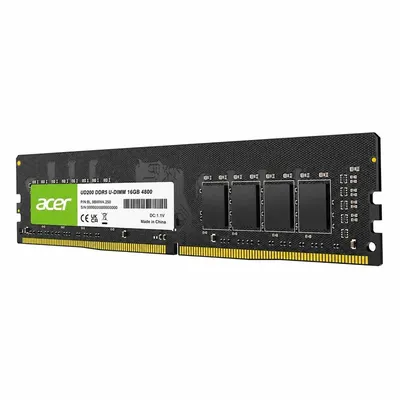 رم ایسر UD200 DDR5 U-UDIMM، تک‌کاناله، (16 گیگابایت)