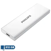 اس اس دی اکسترنال فیلیپس مدل FM61PS051S ظرفیت 512 گیگابایت رابط USB 3.2 Gen2 - تصویر 1
