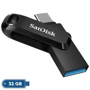 فلش مموری سن دیسک مدل Ultra Dual Drive Go ظرفیت 32 گیگابایت با دو رابط USB 3.2 و USB-C، سرعت خواندن 150 مگابایت بر ثانیه، بدنه فلزی، سازگار با گوشی، تبلت، کامپیوتر و مک - تصویر 2