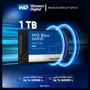 اس اس دی اینترنال SATA III وسترن دیجیتال مدل WD BLUE SA510 ظرفیت 1 ترابایت - تصویر 2