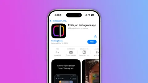 اینستاگرام با معرفی برنامه Edits تهدیدی جدی برای CapCut شد