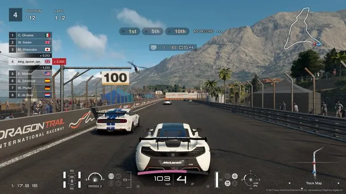 گیم‌پلی بازی GT Sport Online