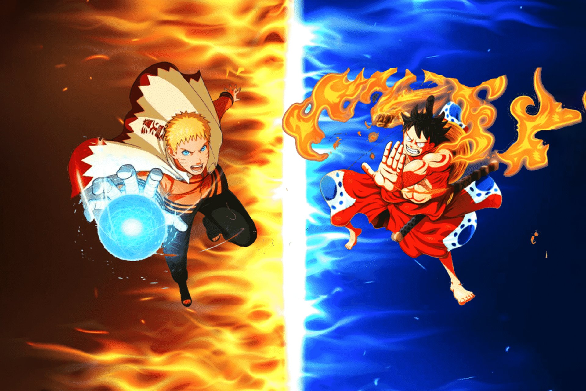 Naruto and one piece