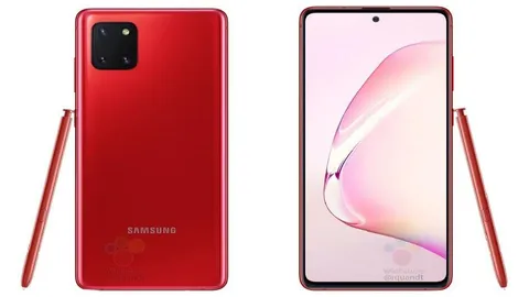 افشای اولین تصاویر واقعی گوشی Note 10 Lite