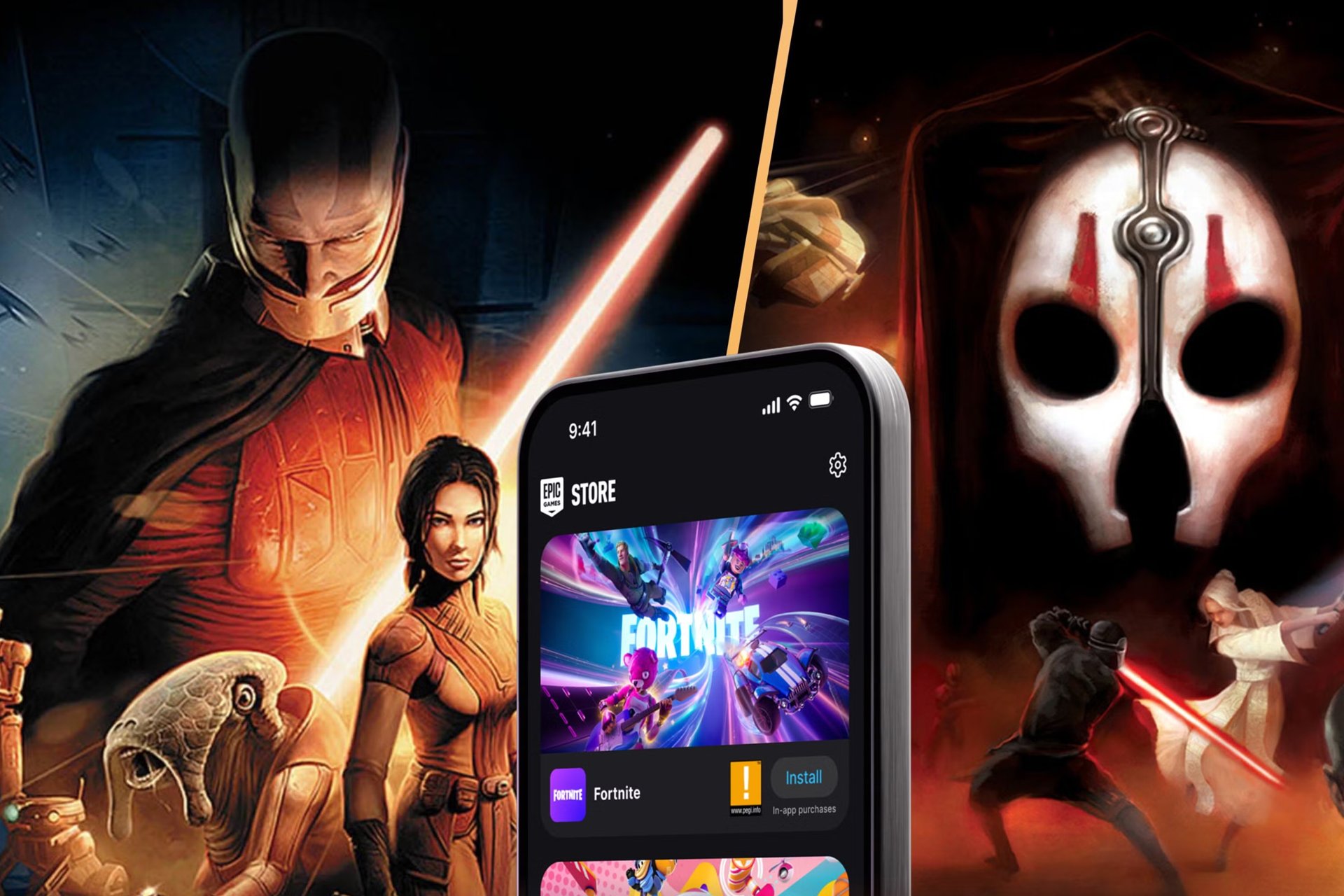 Star Wars KOTOR 1 and 2 mobile epic games