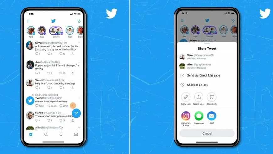 اشتراک‌گذاری توییت در استوری‌های اینستاگرام برای کاربران iOS ممکن شد