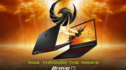 لپ‌تاپ گیمینگ Bravo 15 شرکت MSI با پردازنده‌های سری H رایزن ۵۰۰۰ از راه رسید