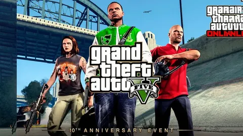 بازی GTA V ده ساله شد
