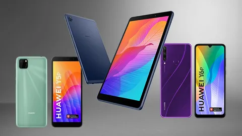 هواوی از دو گوشی اقتصادی Y6P و Y5P و یک تبلت اقتصادی MatePad T8 رونمایی کرد