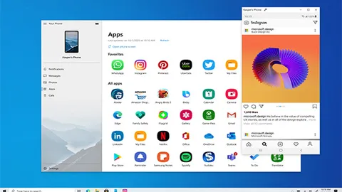 اجرای اپ‌های اندروید روی PC با آپدیت اپ Your Phone