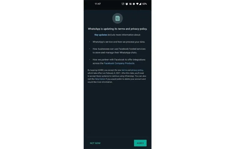 شرط جنجالی واتساپ؛ اطلاعات خود را با فیسبوک به اشتراک بگذارید یا واتساپ را پاک کنید!