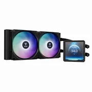 سیستم خنک‌کننده آبی گیم دیاس مدل AURA GL240 LCD BK - تصویر 1