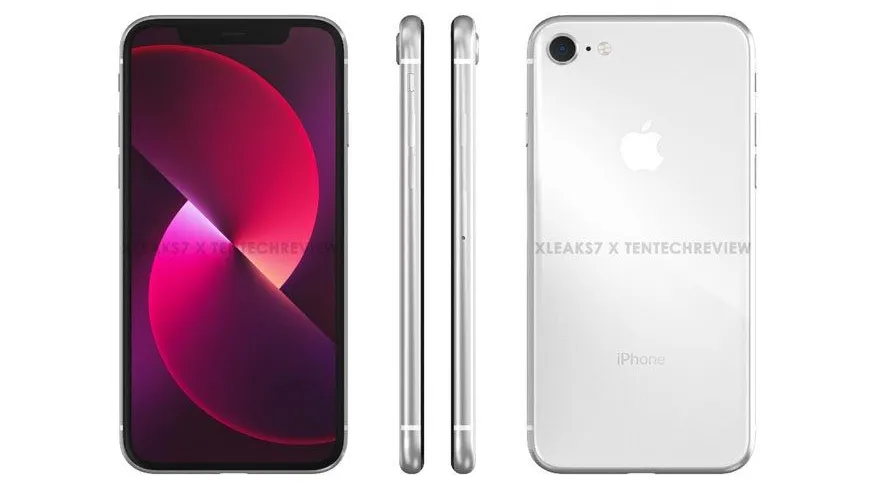 رندرهای جدید آیفون SE 3 طراحی مشابه آیفون XR را نشان می‌دهند