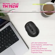ماوس بی سیم تسکو مدل TM 792W - تصویر 5