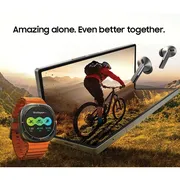 ساعت هوشمند سامسونگ مدل Galaxy Watch Ultra دارای قابلیت های کنترل موسیقی (Music Player)، قابلیت مکالمه از طریق بلوتوث، قابلیت تغییر طرح ساعت یا تم، صفحه همیشه روشن (Always-on Display)، پشتیبانی از دستیار صوتی بند سیلیکون - تصویر 7