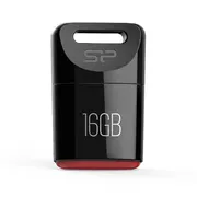 فلش مموری سیلیکون پاور مدل Touch T06 ظرفیت 16 گیگابایت، رابط USB2.0، مقاوم در برابر آب، گردوغبار و شوک، ابعاد کوچک و وزن 3.6 گرم، سازگار با ویندوز، مک و لینوکس - تصویر 1