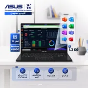لپ‌تاپ ایسوس مدل Vivobook Go 14 E410KA-PM464 با پردازنده Pentium Silver N6000، رم DDR4 4GB با فرکانس 3200MHz، حافظه داخلی eMMC با ظرفیت 64GB، نمایشگر 14 اینچ TN با وضوح HD، دارای نامبرپد دیجیتال و سیستم‌عامل Windows 11 - تصویر 3