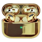 هدفون بلوتوثی اپل AirPods Pro NEW GLD با نویز کنسلینگ فعال (ANC)، درگاه شارژ USB Type-C، دارای پشتیبانی از فرمان لمسی، مقاوم در برابر رطوبت و عرق - تصویر 2
