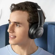 هدفون بلوتوثی انکر مدل Soundcore Q20i با نویز کنسلینگ فعال (ANC)، درگاه شارژ USB Type-C، دارای 2 میکروفون داخلی و 2 میکروفون خارجی، پشتیبانی از صدای Hi-Res از طریق کابل AUX - تصویر 5
