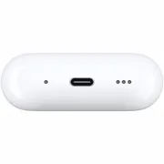 هدفون بلوتوثی اپل مدل AirPods Pro 2nd Generation با نویز کنسلینگ فعال (ANC)، نویز کنسلینگ میکروفون (ENC)، درگاه شارژ USB Type-C، با قابلیت شارژ بی‌سیم، دارای میکروفون دوگانه از نوع Beamforming، مقاومت در برابر رطوبت و عرق - تصویر 6