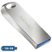 فلش مموری سن دیسک مدل Ultra Luxe ظرفیت 128 گیگابایت با بدنه فلزی، رابط USB 3.1 Type-A، سرعت خواندن 150 مگابایت بر ثانیه و نرم‌افزار کدگذاری SanDisk Secure Access - تصویر 2