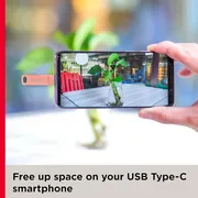فلش مموری سن دیسک Ultra Dual Drive Go ظرفیت 256 گیگابایت با دو رابط USB Type-C و USB Type-A، طراحی چرخشی، سرعت خواندن 150 مگابایت بر ثانیه، سازگار با کامپیوتر، لپ‌تاپ، تبلت و گوشی موبایل - تصویر 8