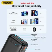 پاوربانک 22.5 وات ریمکس مدل RPP‑770 ظرفیت 30000 میلی آمپر ساعت - تصویر 6