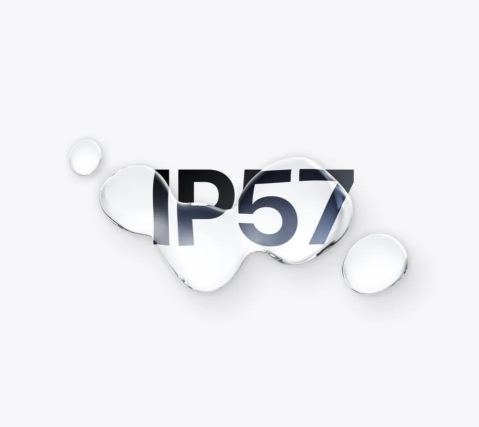 مقاومت گردوغبار و آب IP۵۷ ایرپادز ۵؛ تصویر رسمی محصول