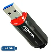فلش مموری ای دیتا مدل UV150 ظرفیت 64 گیگابایت، رابط USB 3.2 Gen1 با سرعت خواندن 100 مگابایت بر ثانیه، درپوش‌دار، سازگار با ویندوز، مک و لینوکس، مناسب موبایل، تبلت، لپ‌تاپ و تلویزیون - تصویر 2