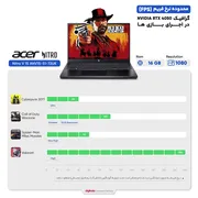 لپ تاپ 15.6 اینچی ایسر مدل Nitro V 15 ANV15-52-788T-i7 13620H-RTX3050 6GB-16GB DDR5 4800MHz-512GB SSD-FHD 165Hz - تصویر 3