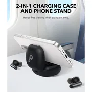 هدفون بلوتوثی انکر مدل Soundcore P40i با نویز کنسلینگ فعال (ANC)، نویز کنسلینگ (ENC)، درگاه شارژ USB Type-C، دارای 6 میکروفون داخلی با بهره‌گیری از هوش مصنوعی، پشتیبانی از فرمان لمسی، مقاوم در برابر آب - تصویر 8