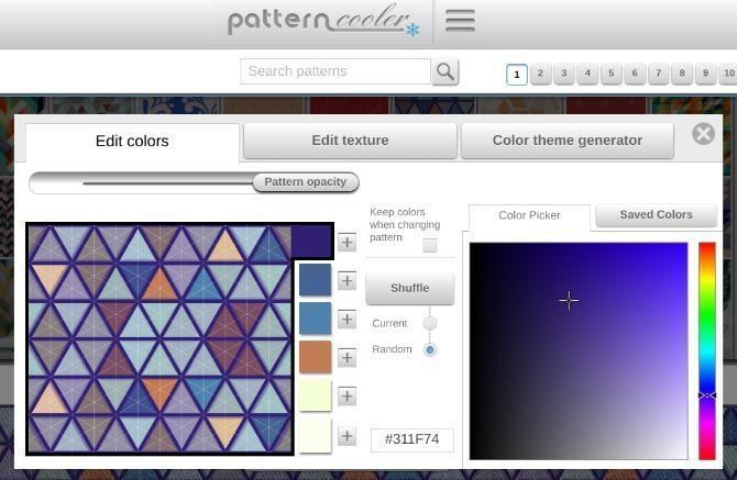 ابزار Pattern Cooler برای تصاویر زمینه.jpg