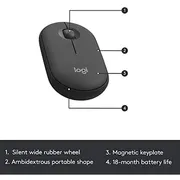 کیبورد و ماوس بی‌سیم لاجیتک مدل MK470، سوییچ ممبران، Full-Size - تصویر 8